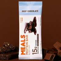 INTAKE Mills Protein 15g Bar 2 Types (8 Pieces: Deep Chocolate / Vanilla Caramel) — Choose 1 from 3 Options