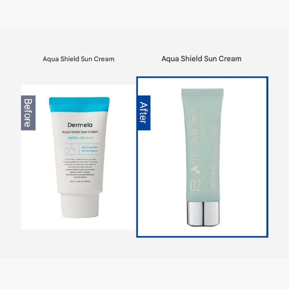 Dermela Aqua Shield Sun Cream SPF50+ PA++++ 50ml