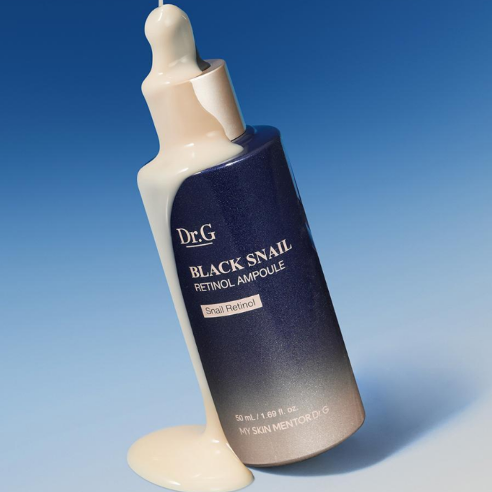 Dr.G Black Snail Retinol 3-Piece Gift Set (2 Options) (Cream 50ml + Ampoule 50ml + 1 Mask Sheet)