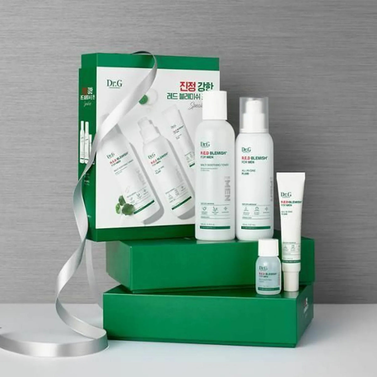 Dr.G Red Blemish For Men Multi Soothing Toner / Calming All In One 2P Set (+Miniature 2P)