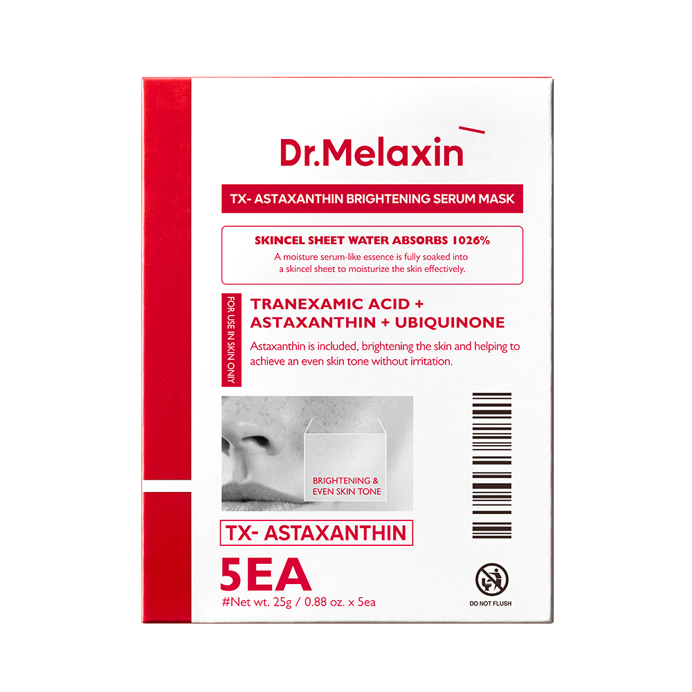 Dr.Melaxin TX-Astaxanthin Brightening Serum Mask 25g x 5ea