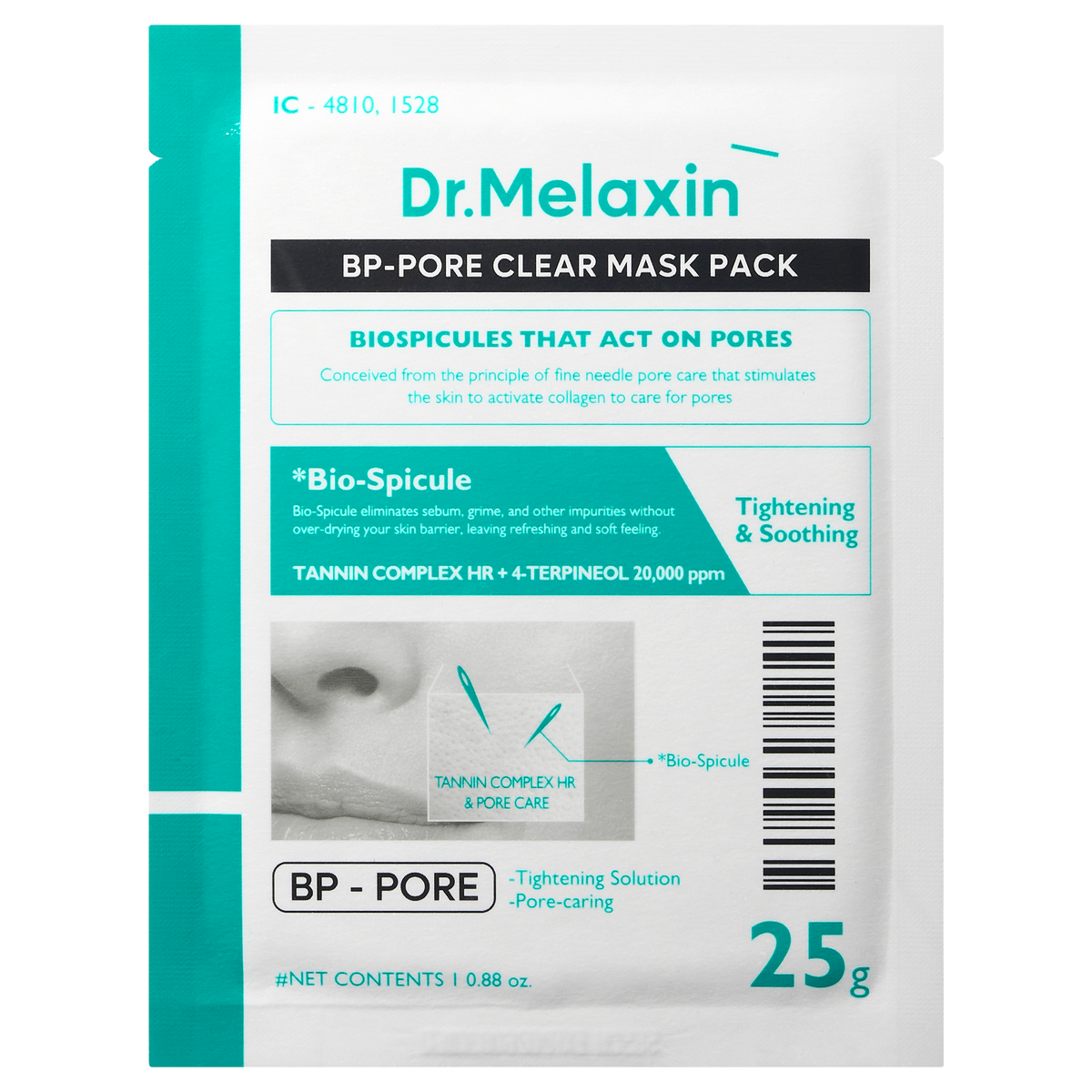 Dr.Melaxin BP Pore Clear Facial 5 Masks Pack