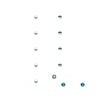 Dr. Wonder Piercing Ear Seeds Basic Pads – 12 Sheets (10 + 2 Bonus)