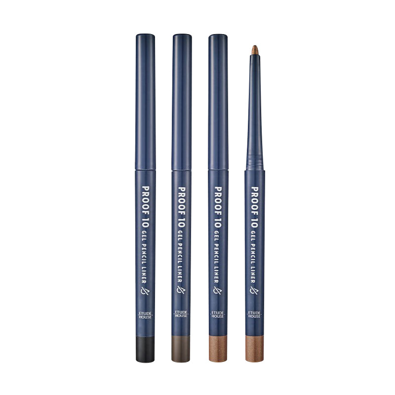 ETUDE Proof 10 Gel Waterproof Eyeliner Pencil 0.3g 4colors