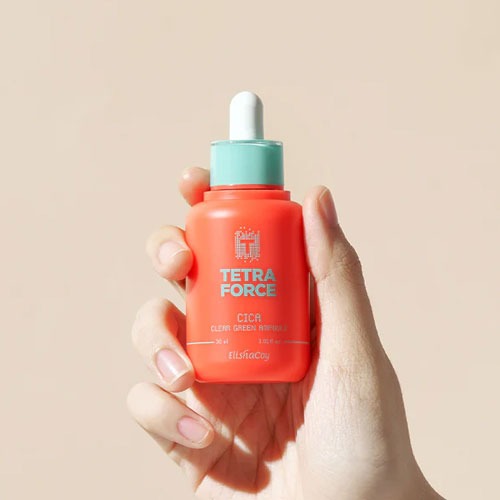 Elishacoy TETRAFORCE CICA Clear Green Ampoule 30ml