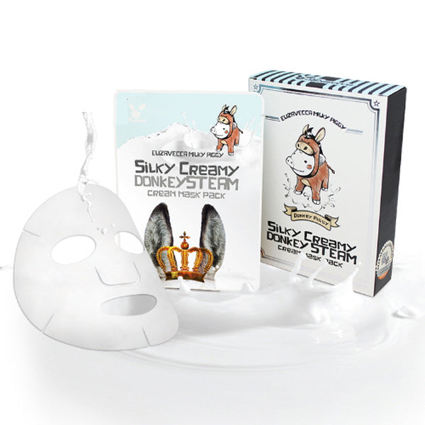 Elizavecca Milky Piggy Silky Creamy Donkey Steam Cream Mask Pack 25ml 10ea