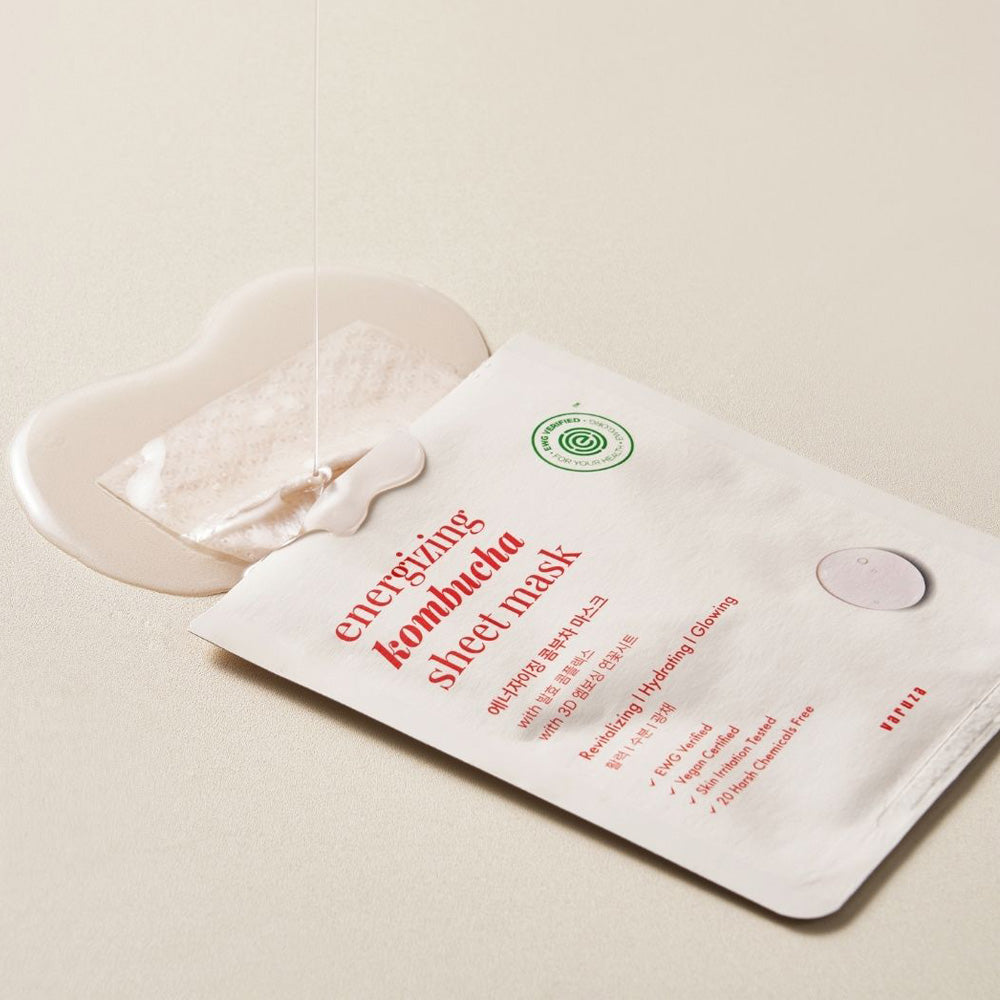 varuza Energizing Kombucha Sheet Mask 1ea