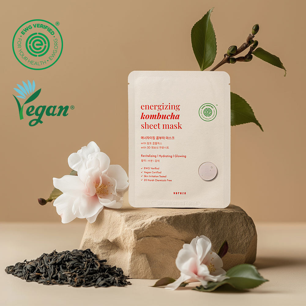 varuza Energizing Kombucha Sheet Mask 1ea