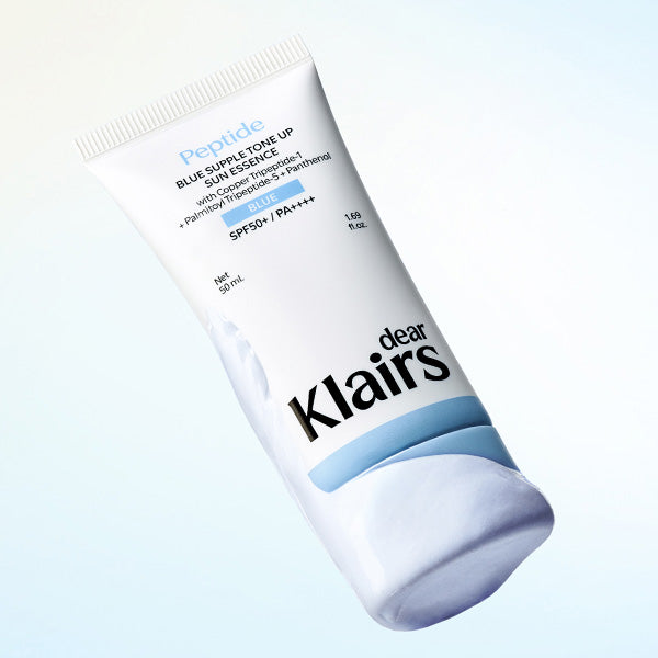 dear, klairs Blue Supple Tone-Up Sun Essence 50ml