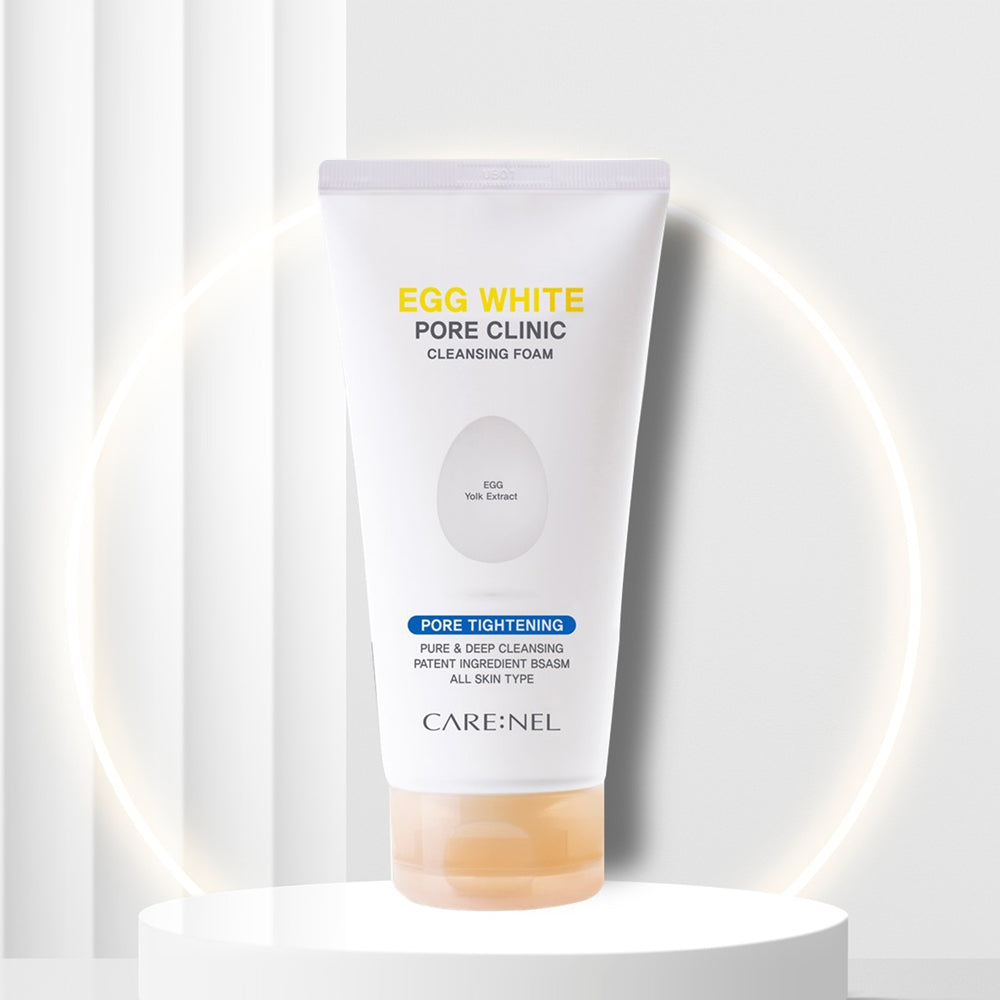 CARE:NEL Egg White Pore Clinic Cleansing Foam 150ml - DODOSKIN