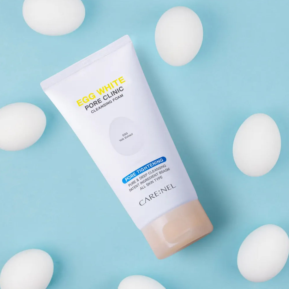 CARE:NEL Egg White Pore Clinic Cleansing Foam 150ml - DODOSKIN