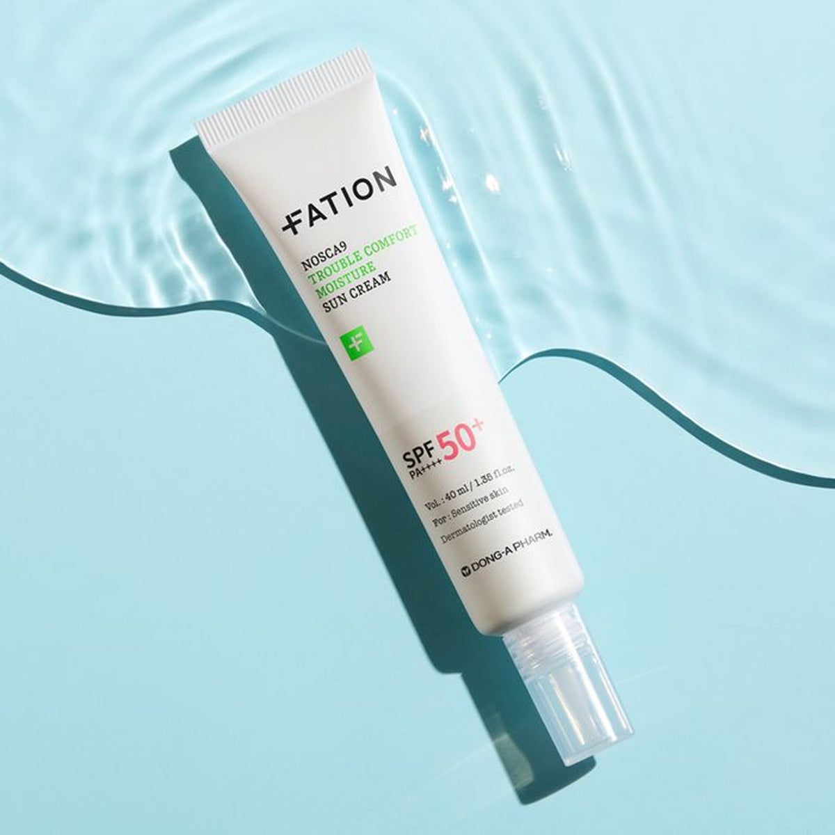 FATION Nosca9 Trouble Comfort Moisture Sun Cream SPF50+ PA++++ 40ml