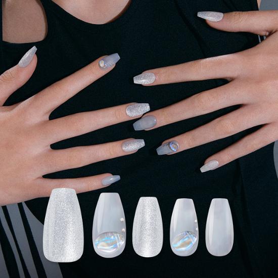 Puntas de uñas con el traje de dedo Línea de piezas premium adicionales