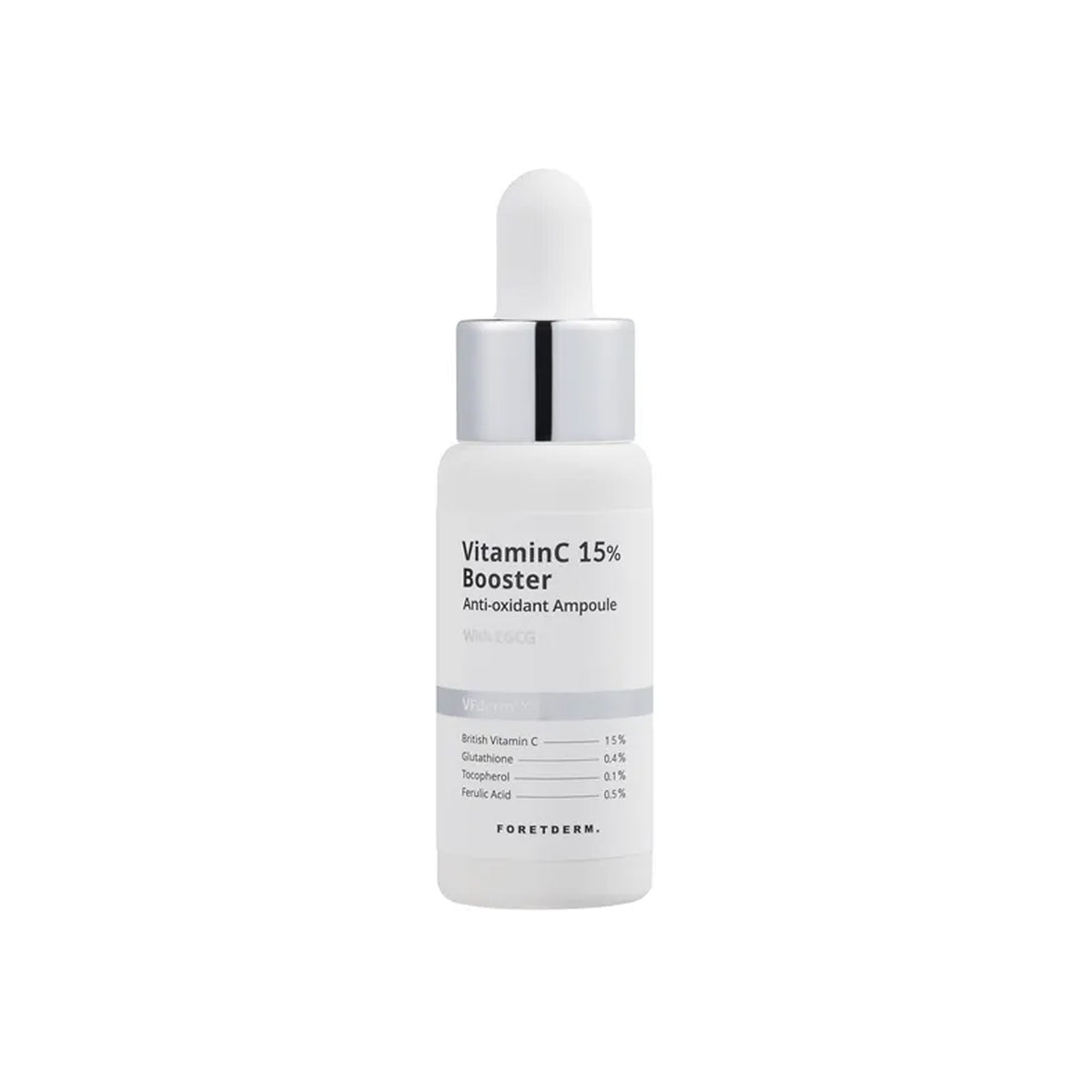 FORETDERM. Vitamin C 15% Booster Anti-oxidant Ampoule 20ml
