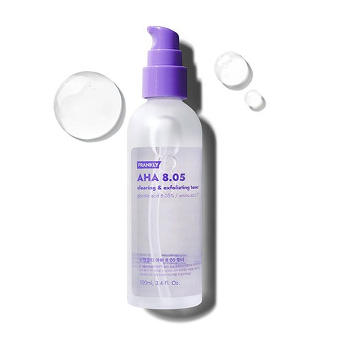 Francamente, AHA 8.05% Tóner 100 ml