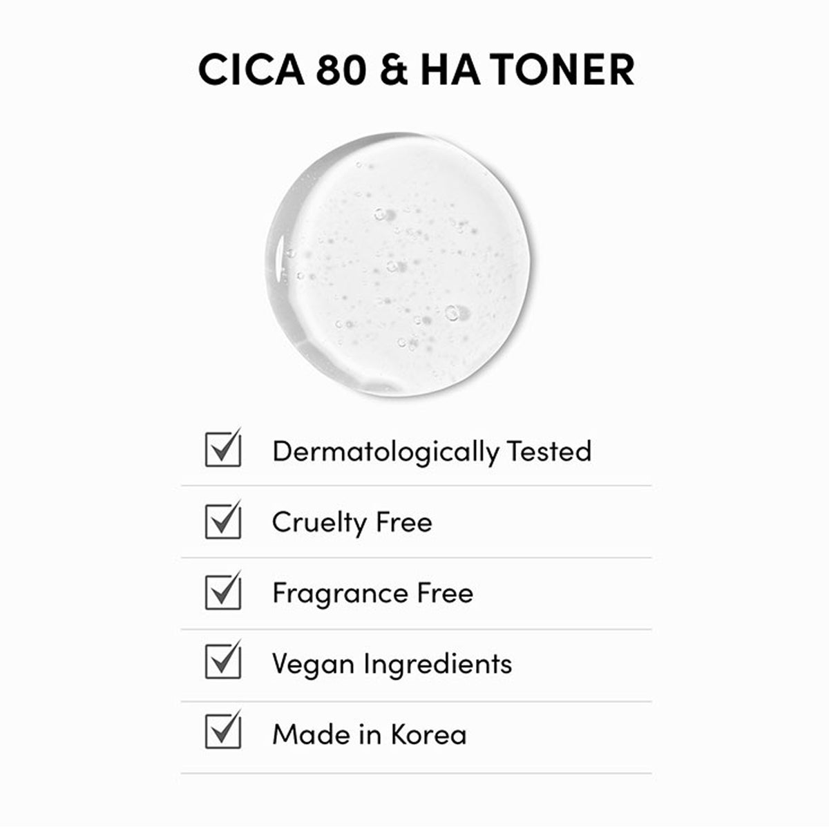 FRANKLY Cica 80% & Hyaluronic Acid Toner 260ml
