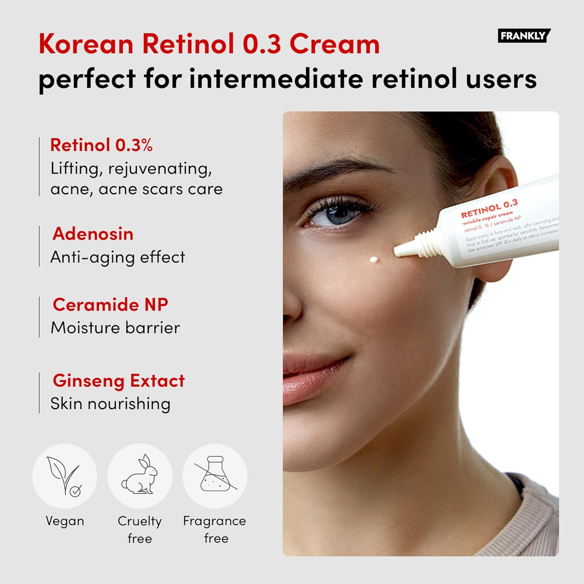 FRANKLY Retinol 0.3% Cream 20ml