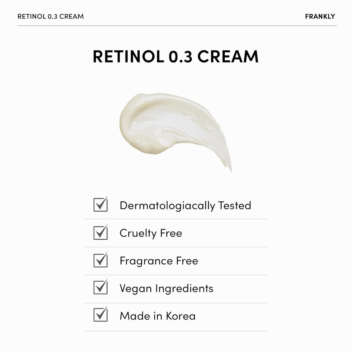 FRANKLY Retinol 0.3% Cream 20ml