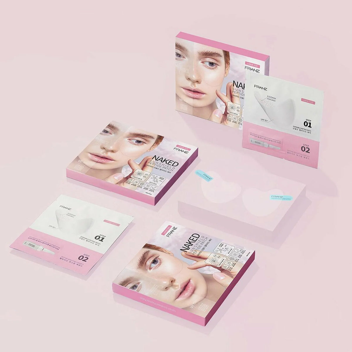 FRANZ Naked Sunshield Peptide Patch L Size 5ea