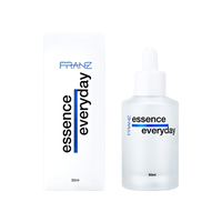 FRANZ Everyday Essence Face Serum 50ml bottle, designed for daily skincare, promoting hydration and a radiant complexion.