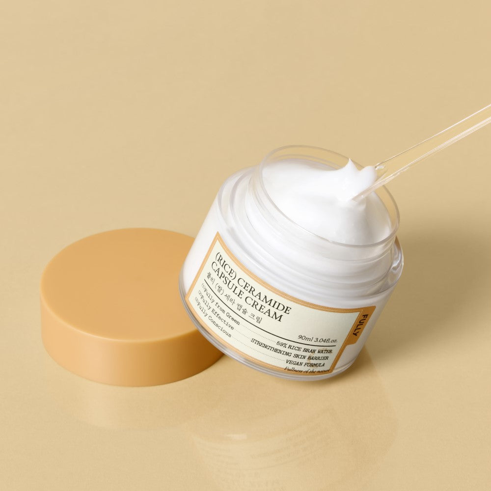 Crema de cápsula de ceramida de arroz completamente de arroz 90 ml