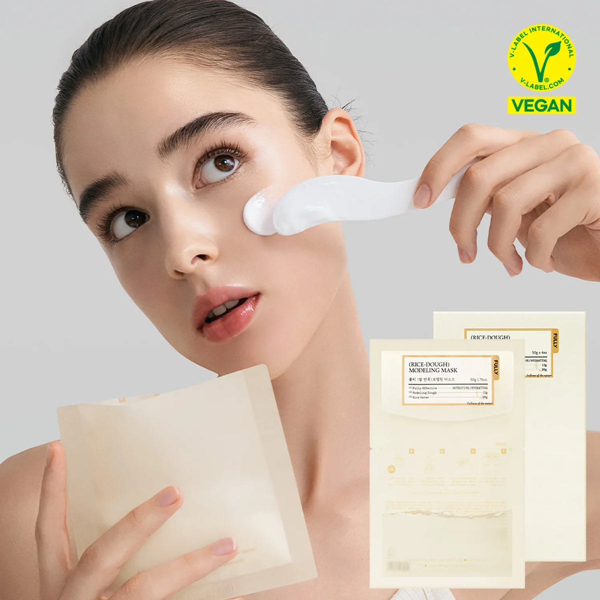 Máscara de modelado de masa de arroz 4ea