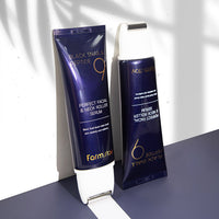 Farmstay Black Snail & Peptide 9 Perfect Facial & Neck Roller Serum 100ml