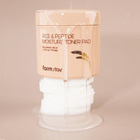 Farmstay Rice & Peptide Moisture Toner Pad 140ml (70ea)