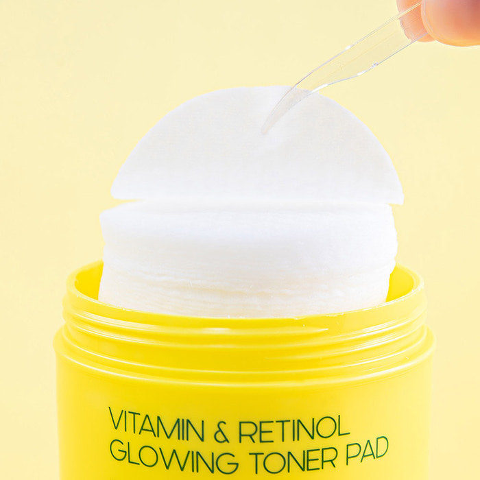 Farmstay Vitamin & Retinol Glowing Toner Pad 140ml (70ea)