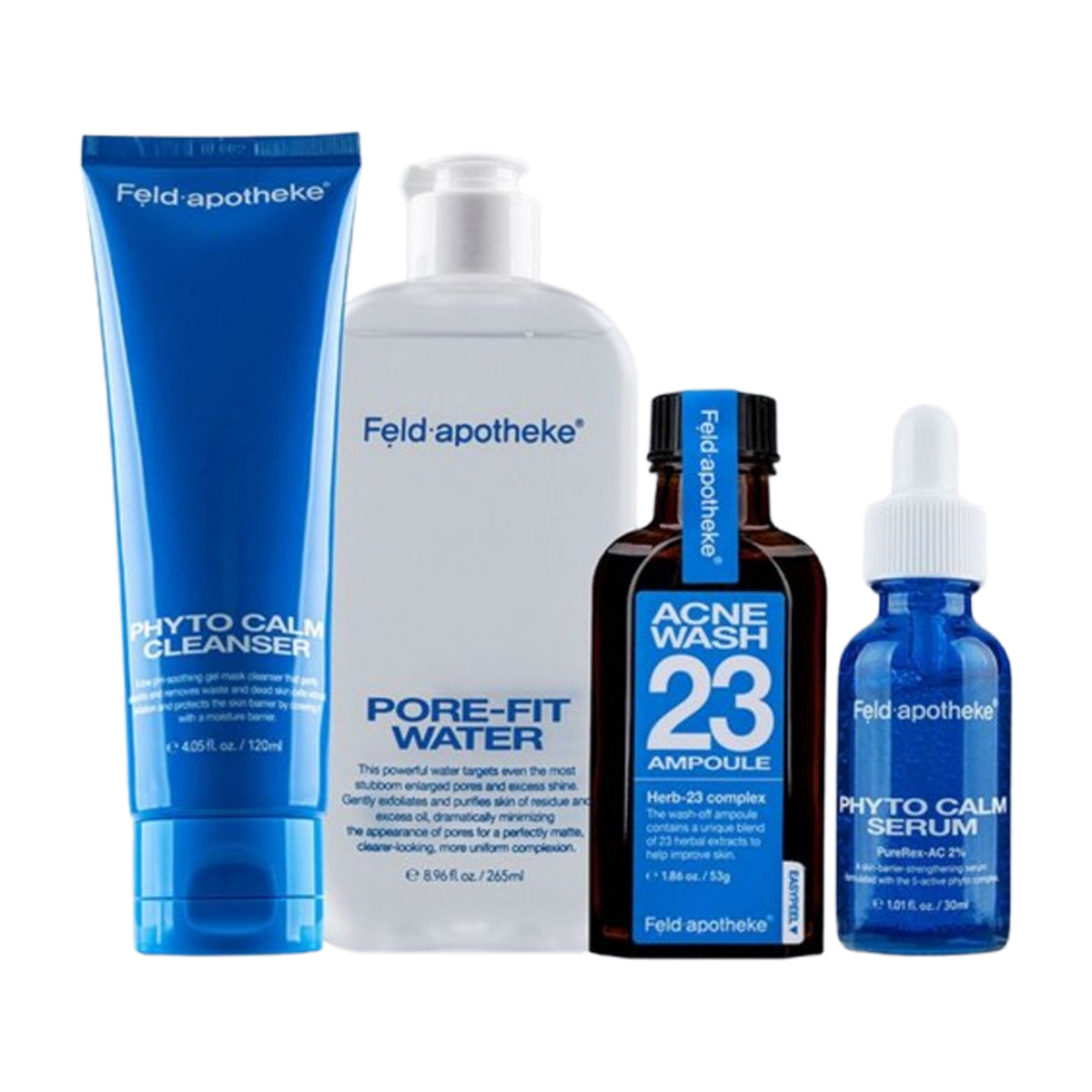 Feld.apotheke 4-Step Basic Skincare Solution for Acne-Prone Skin
