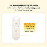 A modern Filimili Heating Eyelash Curler with a USB charging option.