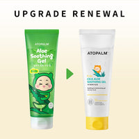 Atopalm Kids Cica Aloe Soothing Gel, 250ml, created for children aged 4-10 for gentle skin care.