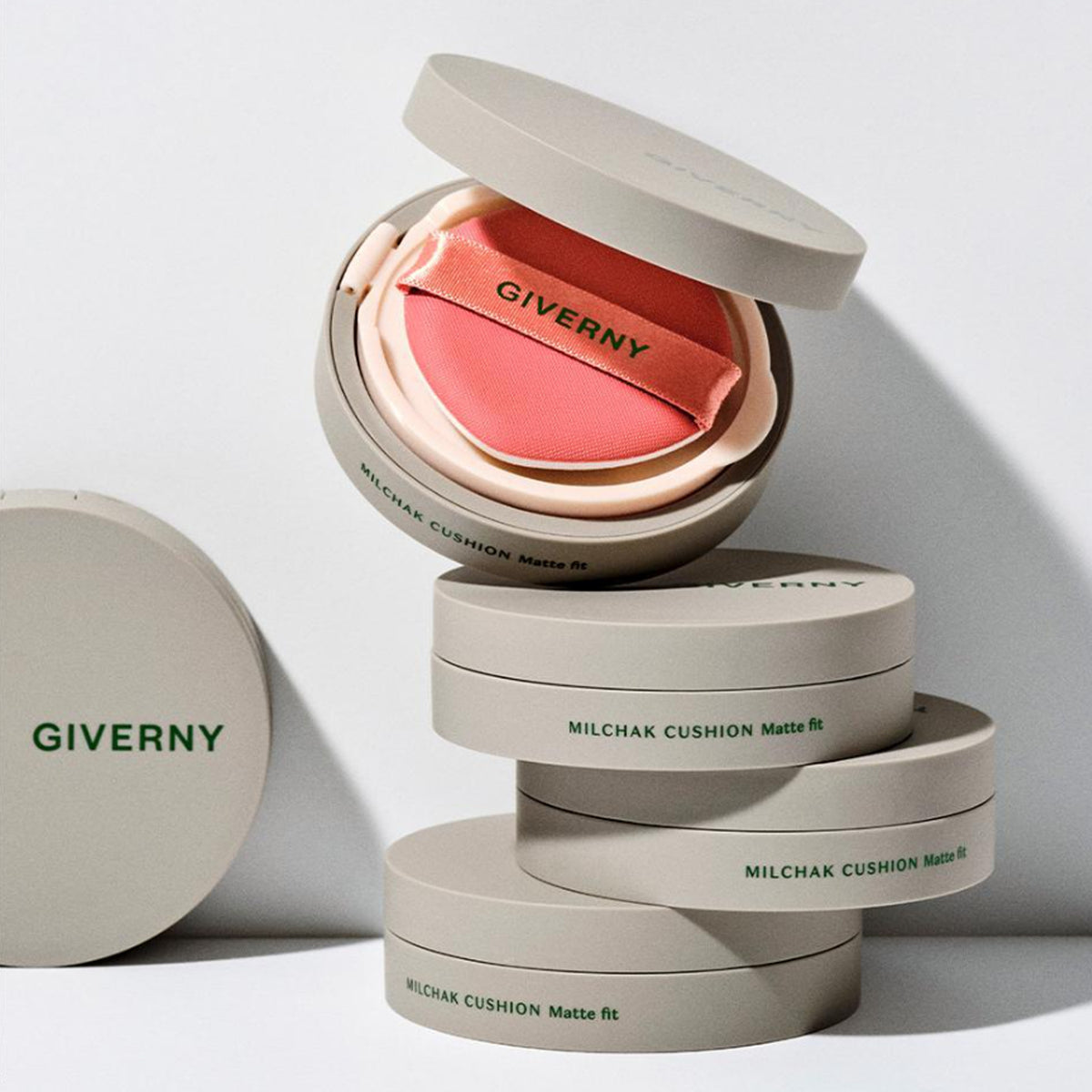 GIVERNY Milchak Matte Fit Cushion (Original Product + Refill) 3 colors