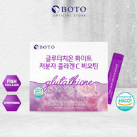 (NEWK) BOTO Glutathione White Low molecular Collagen C Biotin (30 Sticks) - DODOSKIN