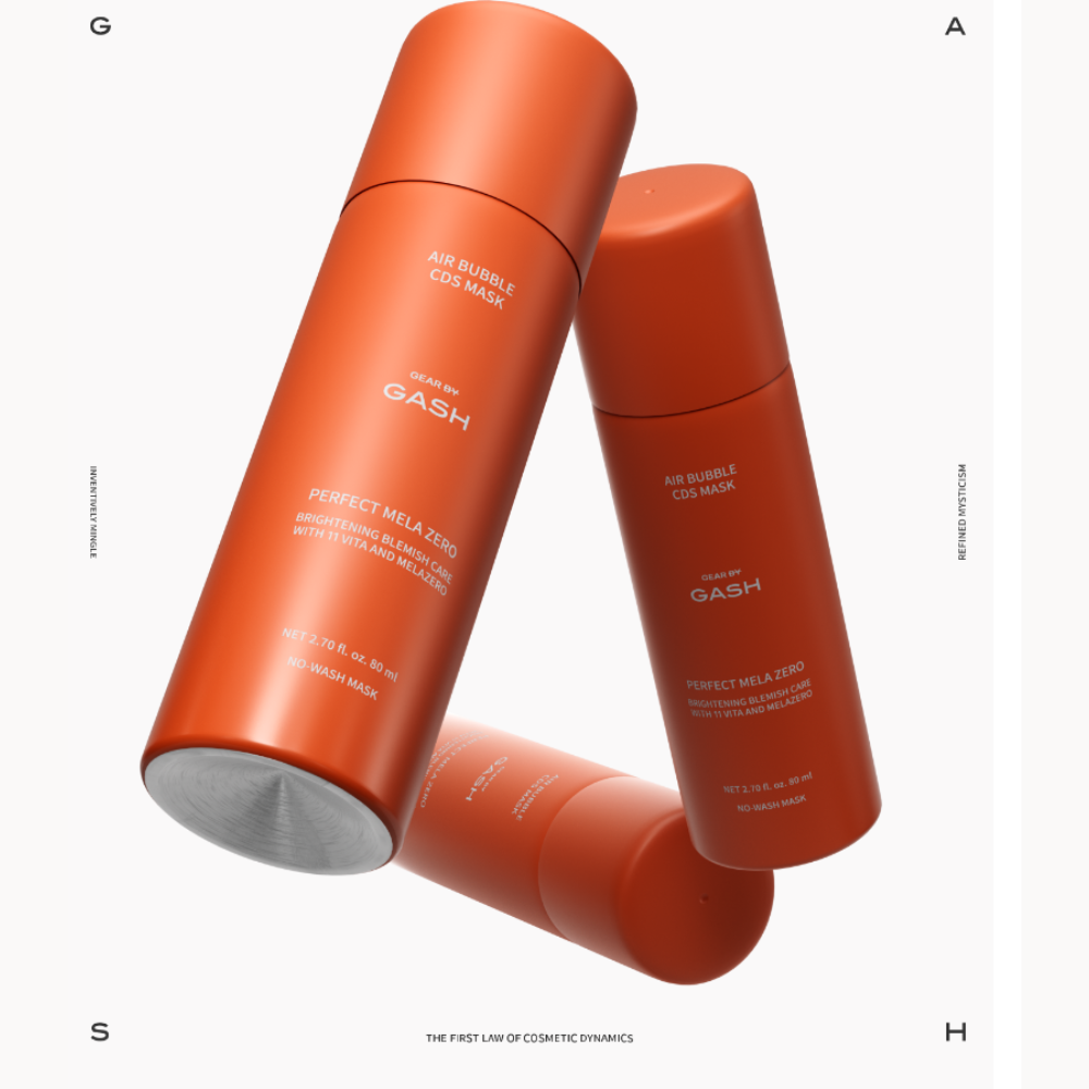 GearbyGASH Air Bubble CDS Mask Pack 80ml (100 Uses)