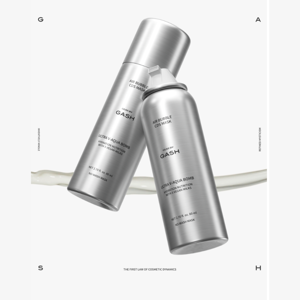 GearbyGASH Air Bubble CDS Mask Pack 80ml (100 Uses)