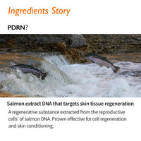 Genabelle PDRN Rejuvenating Mask Sheet 25ml 5ea 1pack on fish background.