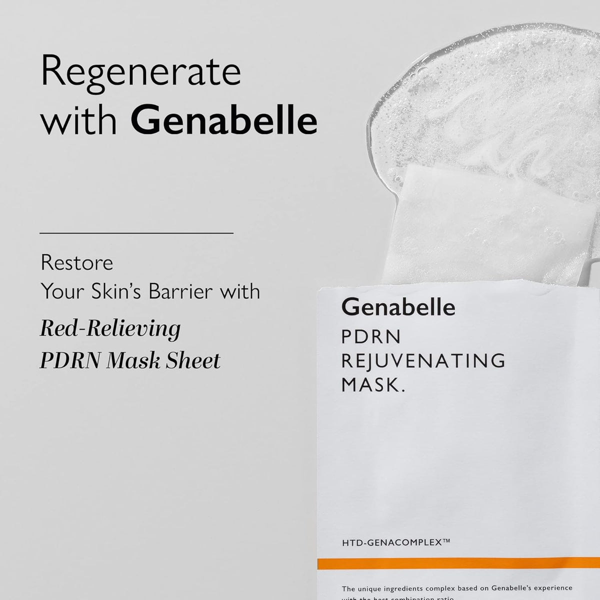 Genabelle PDRN Rejuvenating Mask Sheet 25ml 5ea 1pack - DODO SKIN