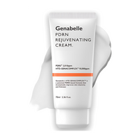 70ml Genabelle PDRN Rejuvenating Cream in a luxurious white and gold container.