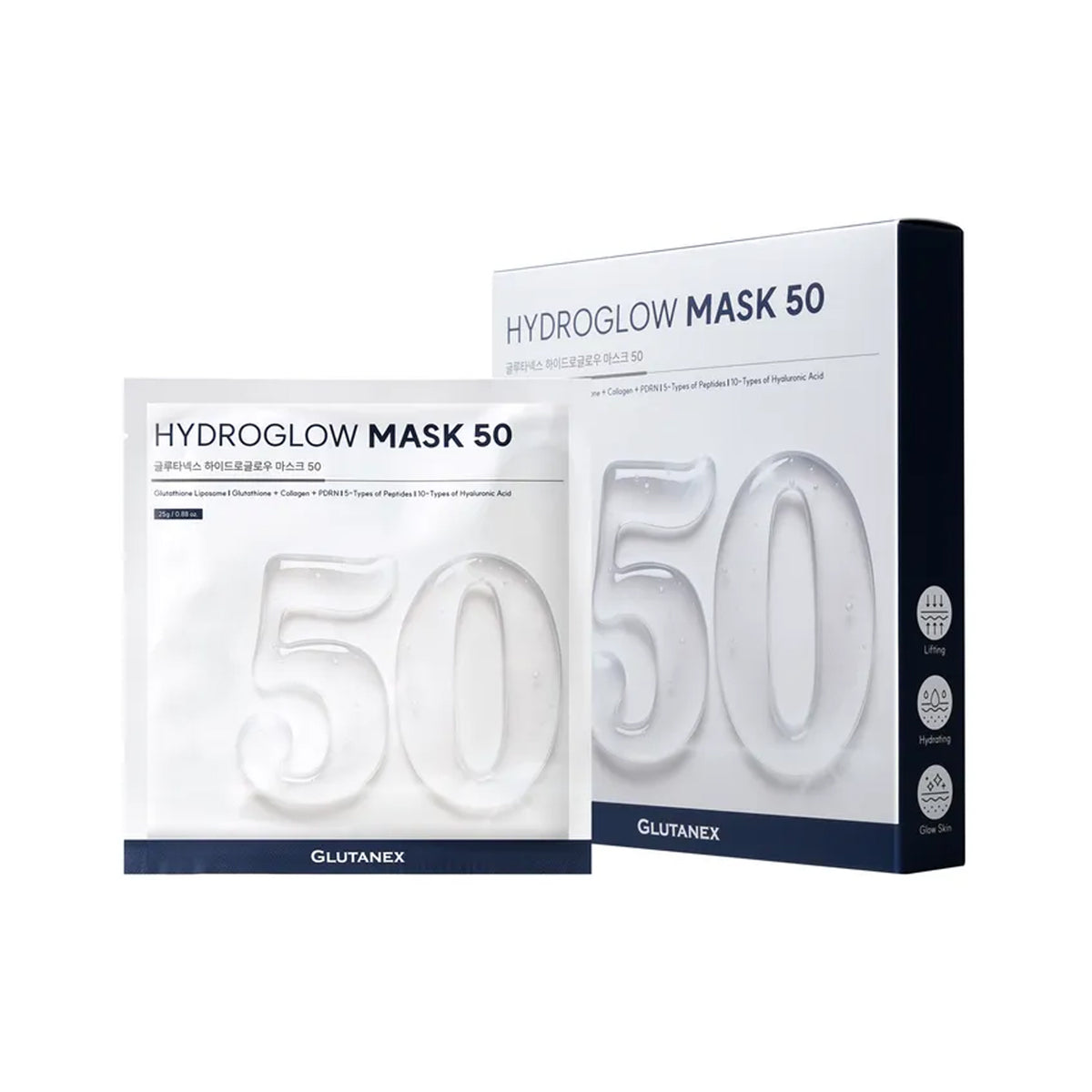 Glutanex Hydroglow Mask 50 5 Sheets