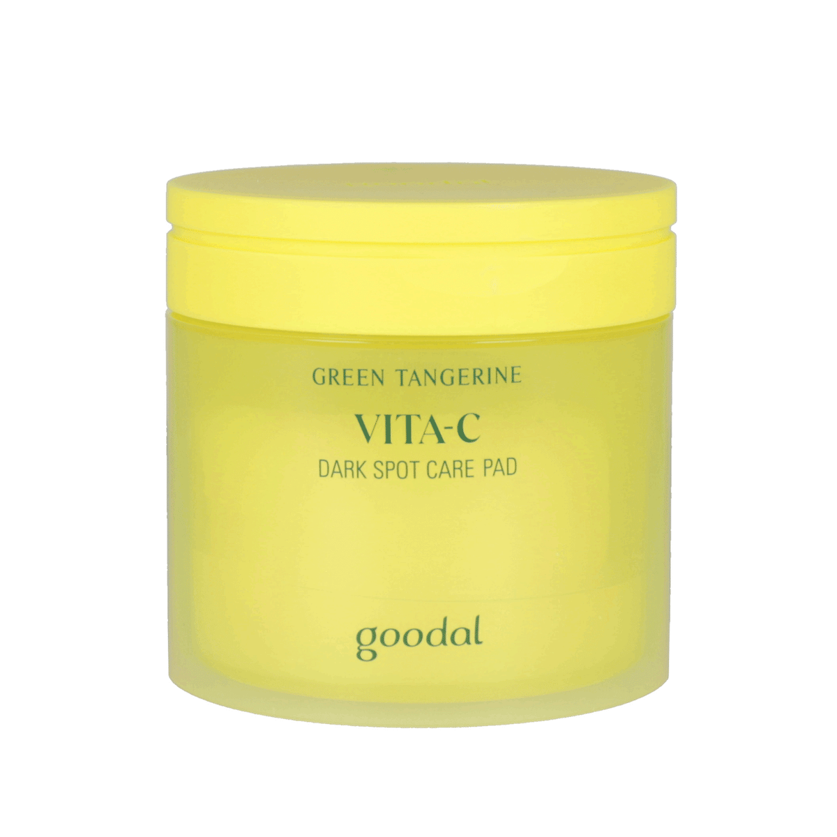 Target dark spots with Goodal Green Tangerine Vita C Dark Spot Care Pad, 70 sheets included.