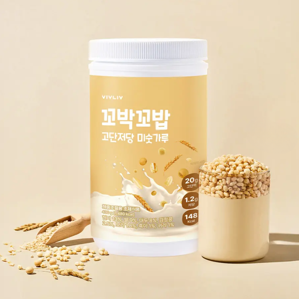 Vivliv Kkobak Kkobab Alto proteína bajo azúcar 400 g