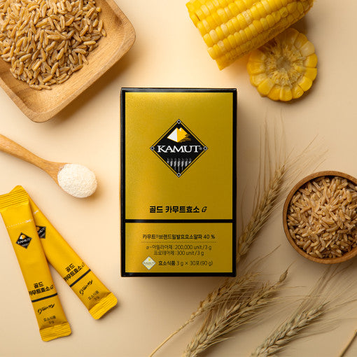 Enzima Kamut de grano de oro G 3G x 150ea (5 meses)