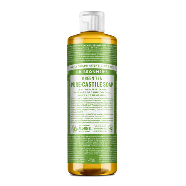DR.BRONNER'S Green Tea Pure Castile Soap 475ml