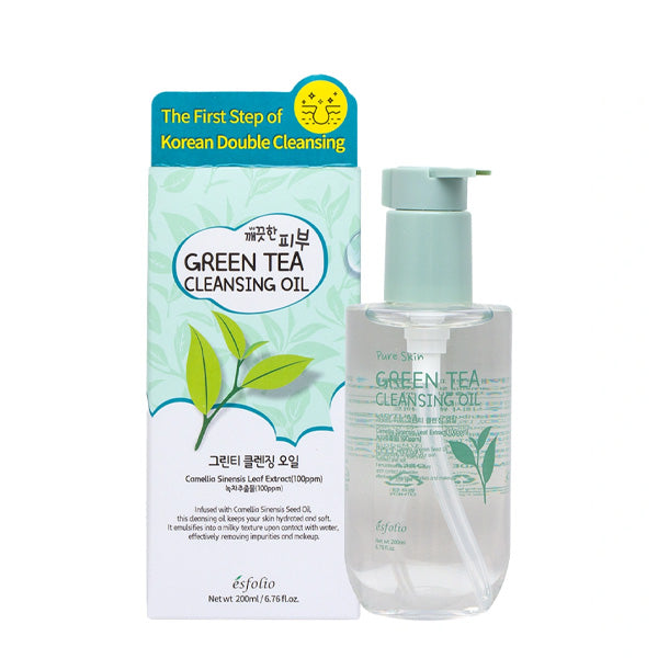 esfolio Clear Skin Green Tea Cleansing Oil 200ml