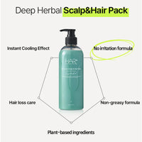 HAIR+ Oh! Fresh Deep Herbal Scalp & Hair Pack 500ml