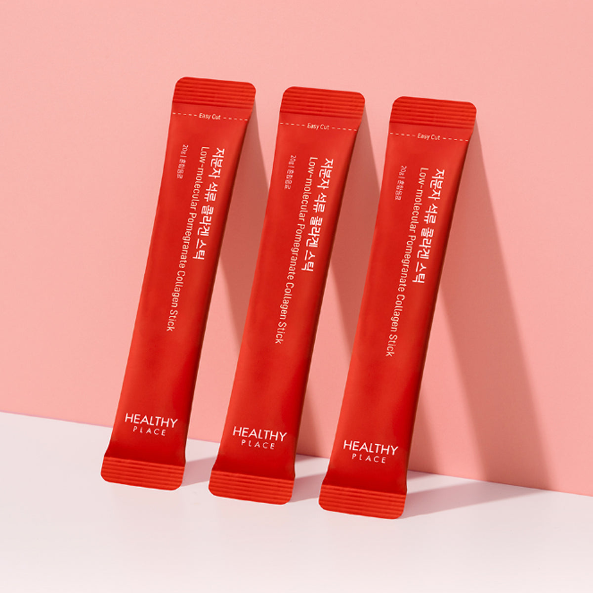 HEALTHY PLACE Low-Molecular Pomegranate Collagen Stick 14 Sticks (14-Day Supply)