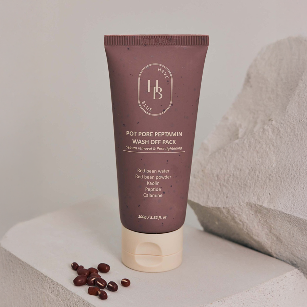 HEVE BLUE Pot Pore Peptamin Wash Off Pack 100g