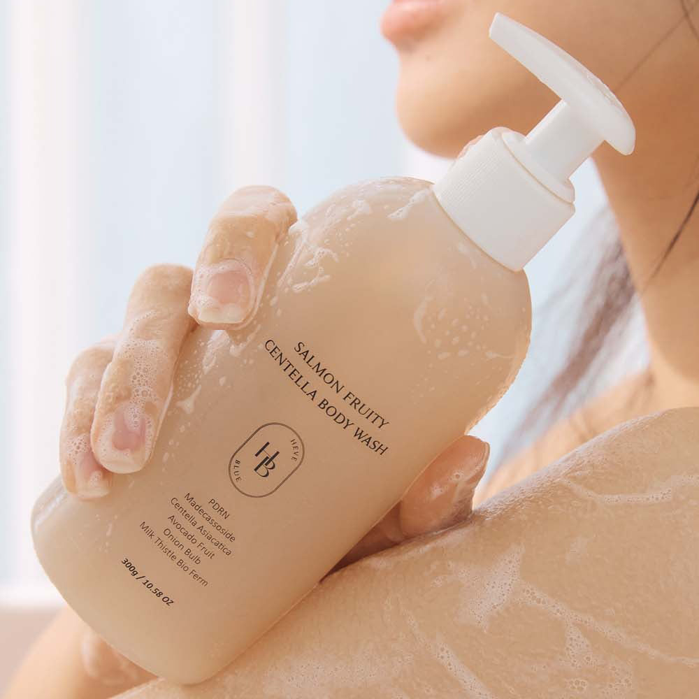 HEVE BLUE Salmon Fruity Centella Body SET