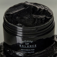 HOUSE OF BALANCE Black Bean Body Scrub 180ml